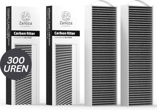 Zanora Koolstoffilters PUAKF Set van 2