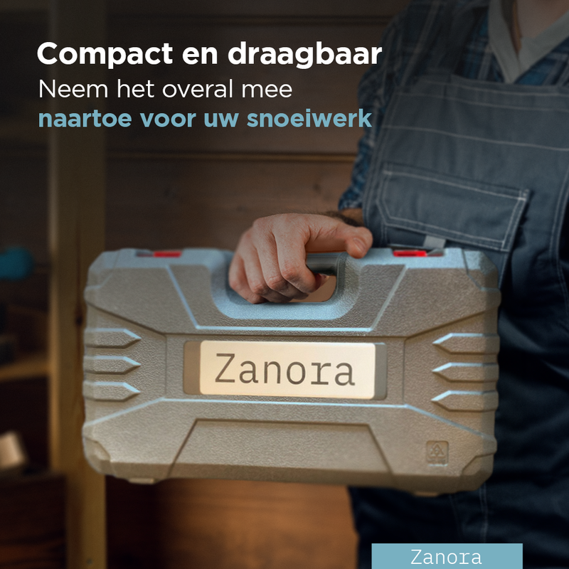 Zanora® Mini Kettingzaag 21V Inclusief 2 Led-Accu's